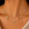 گردنبند پنج گل