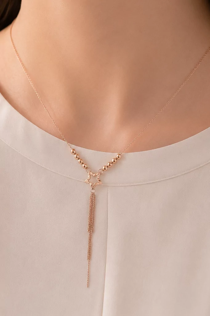 گردنبندستاره شرابه&zwnj;ای